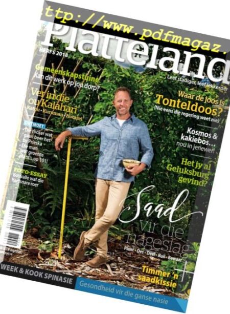 Weg! Platteland – Maart 2018 Cover