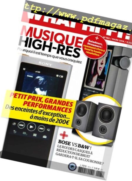 What Hifi France – mars 2018 Cover