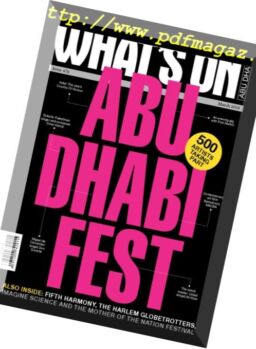 What’s On Abu Dhabi – March 2018