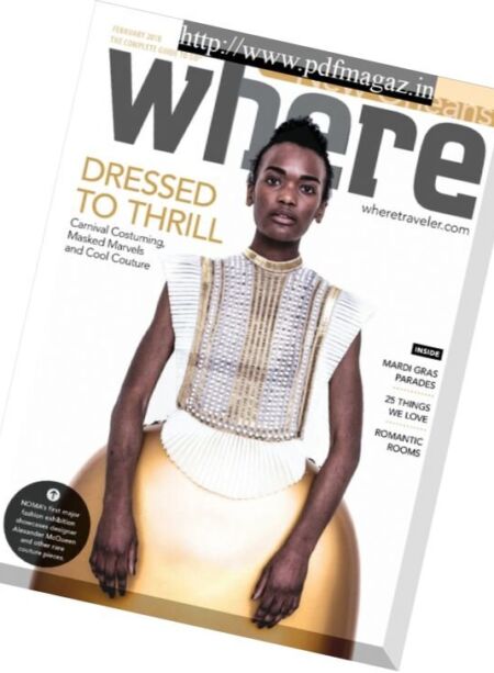 Where New Orleans – February 2018 Cover