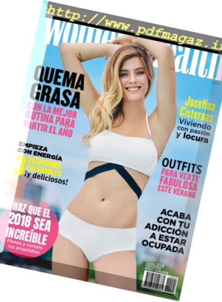 Women’s Health Chile – enero 2018 Cover