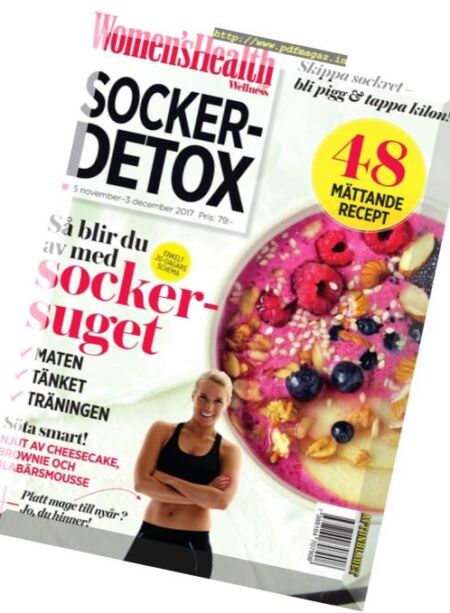 Women’s Health Sweden – Socker-Detox 2017 Cover