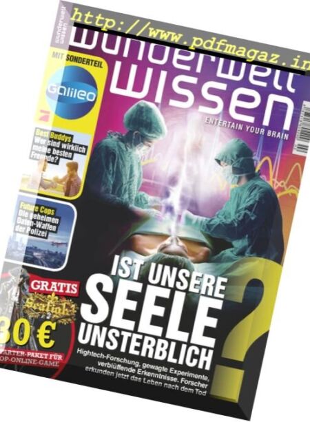 Wunderwelt Wissen – Februar 2018 Cover