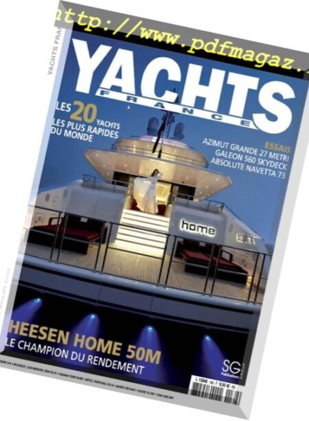Yachts France – mars 2018 Cover