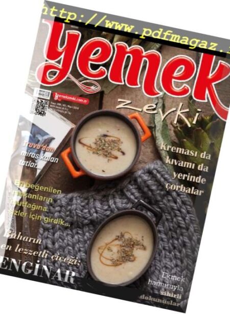 Yemek Zevki – Mart 2018 Cover