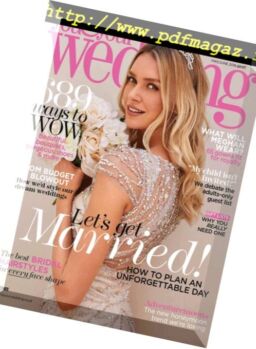 You and Your Wedding – May 2018