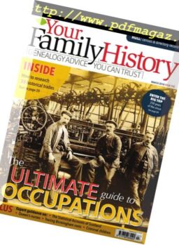 Your Family History – March 2018