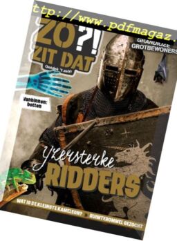 Zo Zit Dat – april 2018
