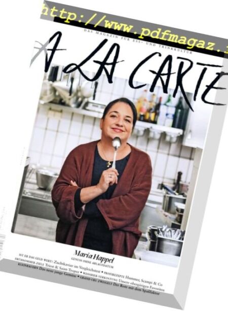 A La Carte Austria – Fruhling 2018 Cover