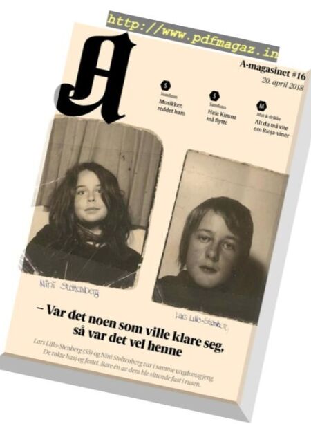 A-Magasinet – 20 april 2018 Cover