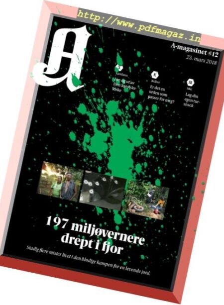 A-Magasinet – 23 mars 2018 Cover
