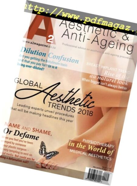 A2 Aesthetic and Anti-Ageing – March 2018 Cover