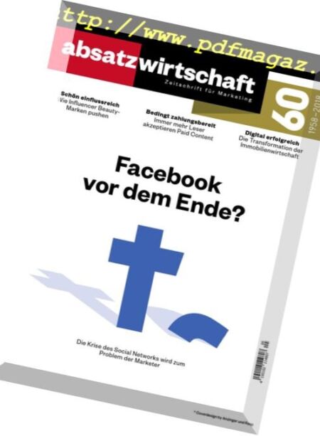 Absatzwirtschaft – Mai 2018 Cover