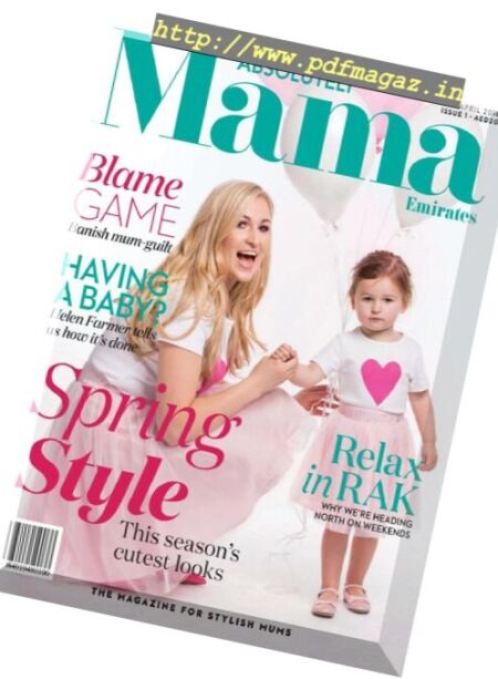 Absolutely Mama Emirates – April 2018 Cover