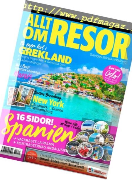 Allt om resor – april 2018 Cover