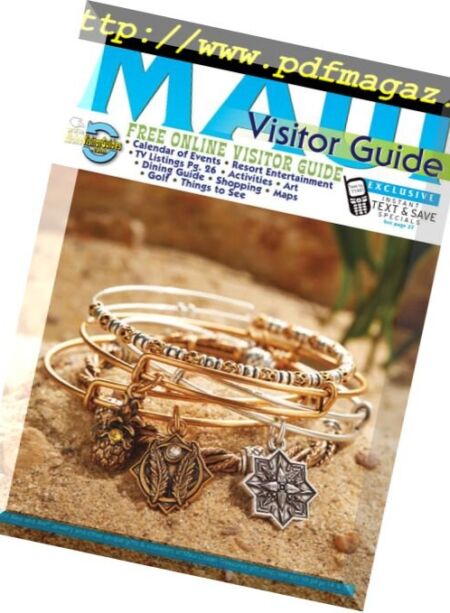 Aloha – Maui Visitor Guide – April 2018 Cover