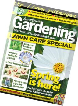 Amateur Gardening – 31 March 2018