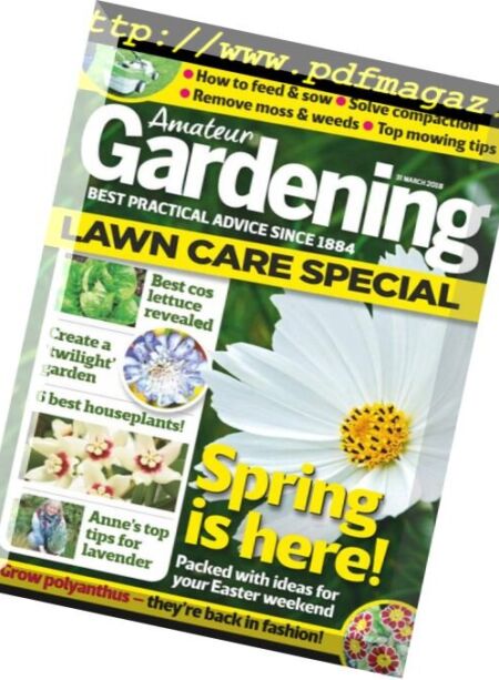 Amateur Gardening – 31 March 2018 Cover