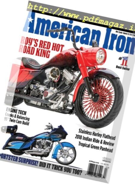 American Iron Magazine – January 2018 Cover