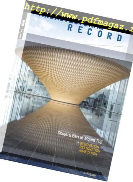 Architectural Record – March 2018 Cover