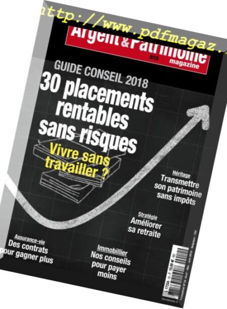 Argent & Patrimoine – mars 2018 Cover