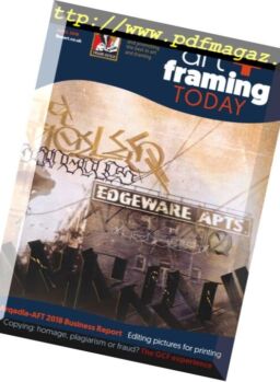 Art + Framing Today – April 2018