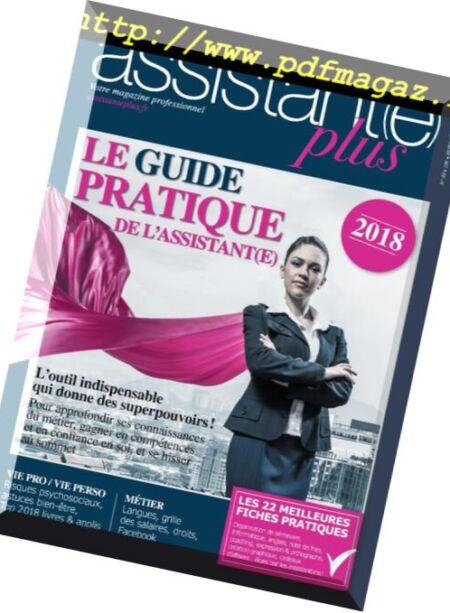 Assistante Plus – avril 2018 Cover