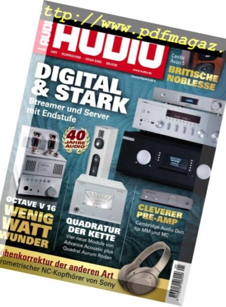 Audio – Mai 2018 Cover