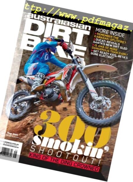 Australasian Dirt Bike – May 2018 Cover