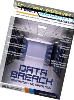 Australian Cyber Security – Issue 4, 2018