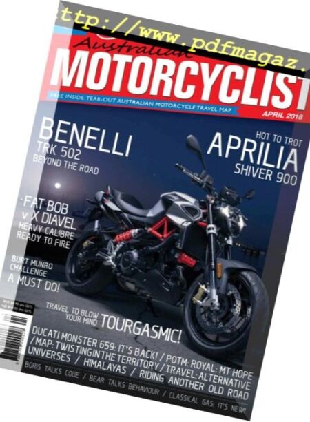 Australian Motorcyclist – April 2018 Cover