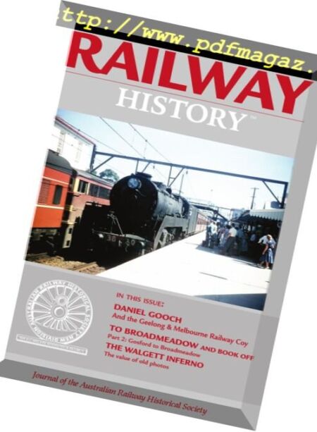 Australian Railway History – April 2018 Cover