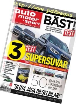 Auto Motor & Sport Sverige – 19 april 2018