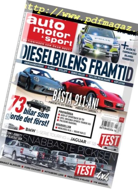 Auto Motor & Sport Sverige – 5 april 2018 Cover