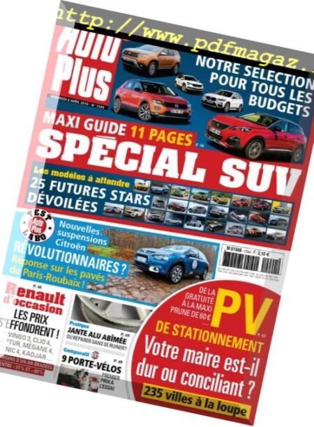 Auto Plus France – 6 avril 2018 Cover