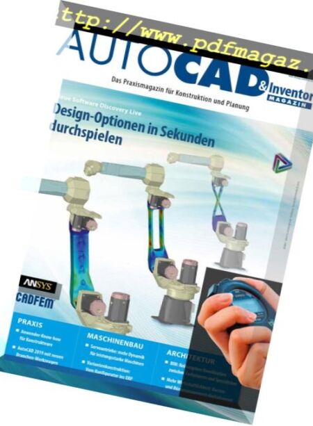 Autocad & Inventor Magazin – April 2018 Cover