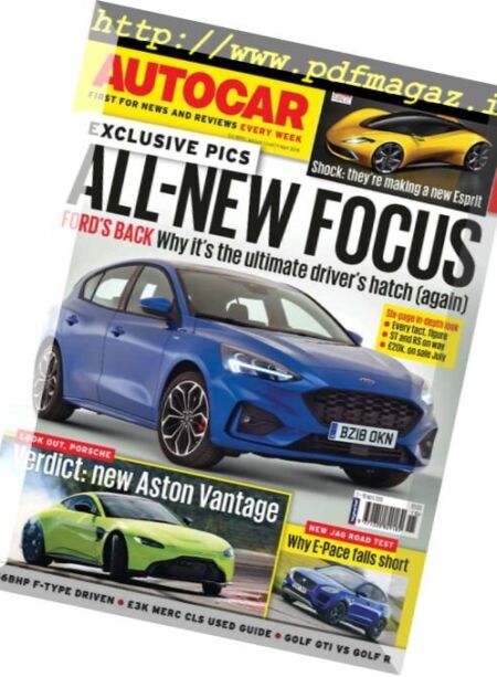 Autocar UK – 12 April 2018 Cover