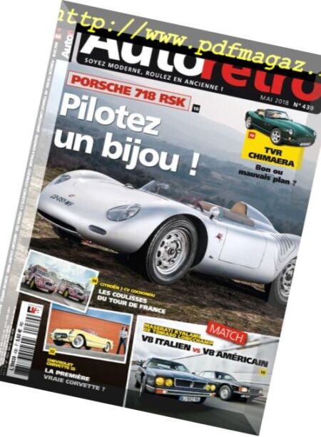 Autoretro France – mai 2018 Cover