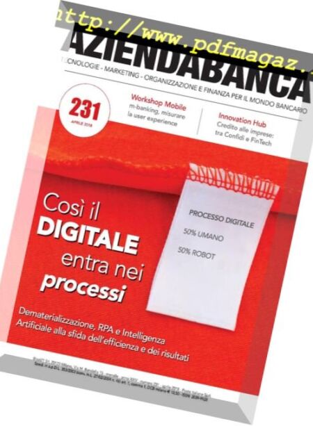 AziendaBanca – aprile 2018 Cover