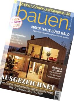 Bauen! – April-Mai 2018