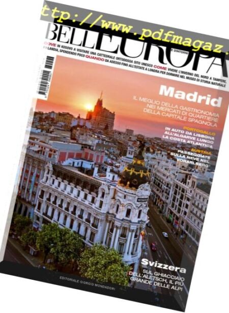Bell’Europa – Febbraio 2018 Cover