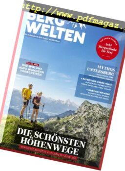 Bergwelten Austria – April-Mai 2018