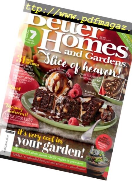 Better Homes and Gardens Australia – June 2018 Cover