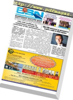Bhandarkar Shipping News – 23 April 2018