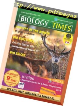 BIOLOGY TIMES – April 2018