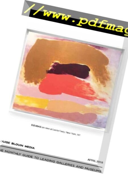 Blouin Gallery Guide – April 2018 Cover