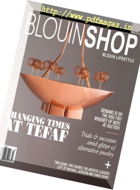 Blouin Lifestyle France – mars 2018 Cover