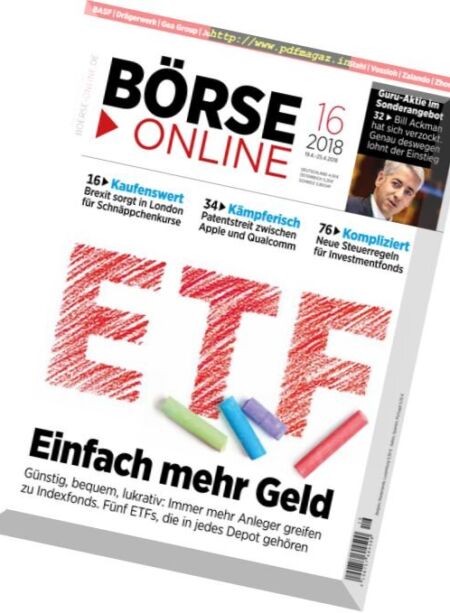Borse Online – 19. April 2018 Cover