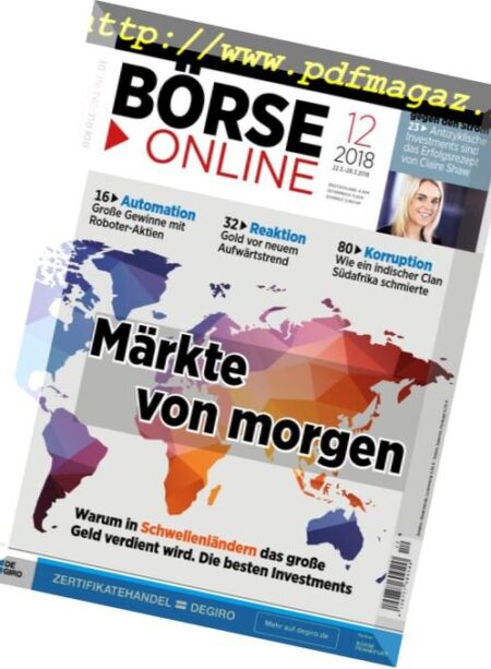 Borse Online – 22 Marz 2018 Cover