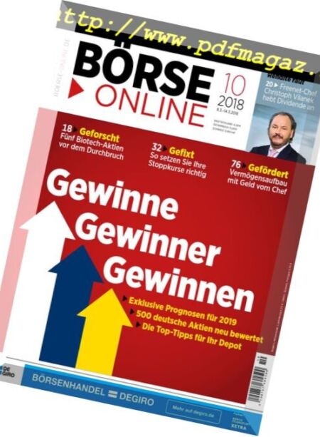 Borse Online – 8 Marz 2018 Cover